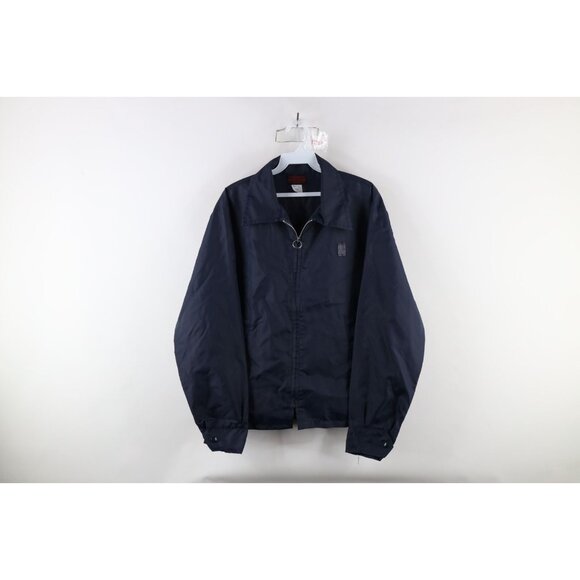 Vtg 60s 70s Mens Large Detroit Police Uniform Co Windbreaker Bomber Jacket USA